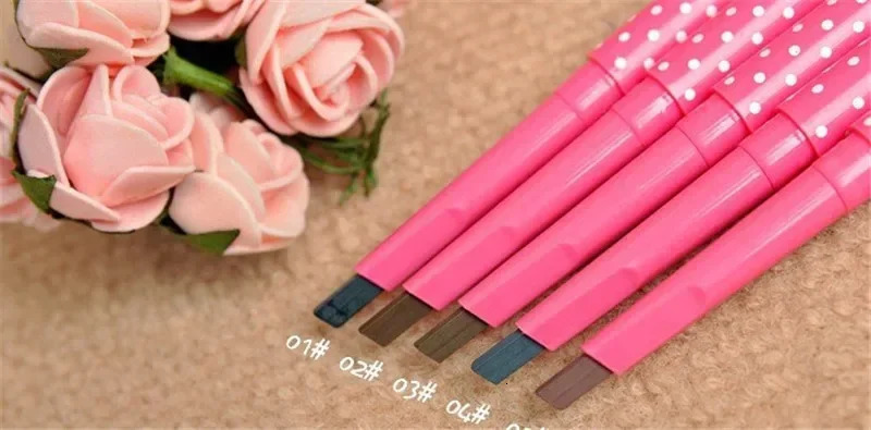 1pcs Longlasting Eyebrow Pencil Natural Waterproof Rotating Automatic Eye Brow Pencil Cosmetic Eyebrow Shaping Liner Pen 240625