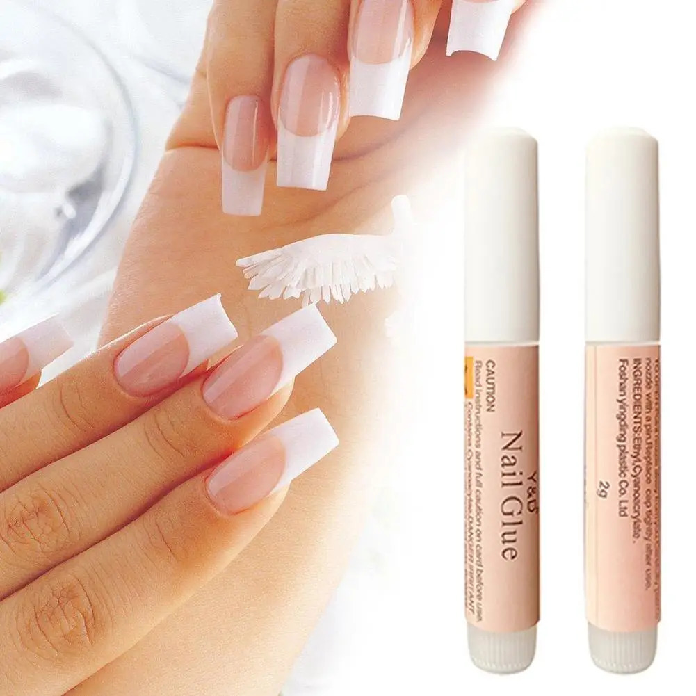 False Nails Glue Fake Nail Extension Strong Glue For Acrylic Nails Tips Nail Art Accessories Manicure Tools Natural N F5p1 K5A1 240625