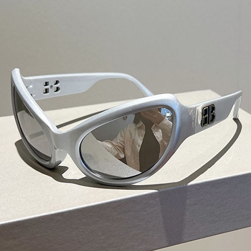 y2k Big Frame Sunglasses Women For Men Fashion Vintage Goggle Luxury Brand Designer Oversized Sun Glasses Trend Punk Shades S86 1349 IVISTA