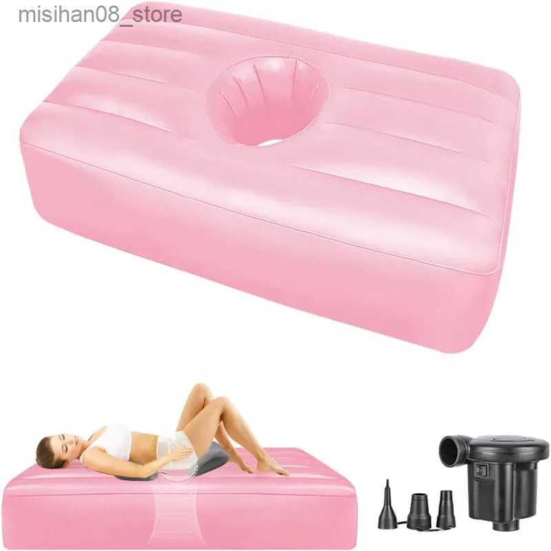 Other Furniture BBL Bed with Hole After Surgery for Butt Inflatable Brazilian BBL Mattress for Post Surgery Recovery Sleeping Portable Air Bed Q2