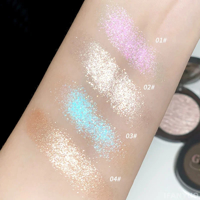 Aurora Highlighter Cream Pearl Shiny Clear High-gloss Powder Glitter Face Contour Shimmer Illuminato Brighten Makeup Cosmetics 240624