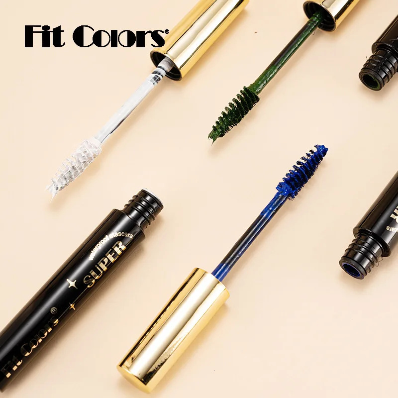 14 Color Mascara Lasting Thick Curling Lash Dyeing Cream Blue Mascara Waterproof 5D Quick Dry Multi-color Eyelash Dye Cosmetics 240625
