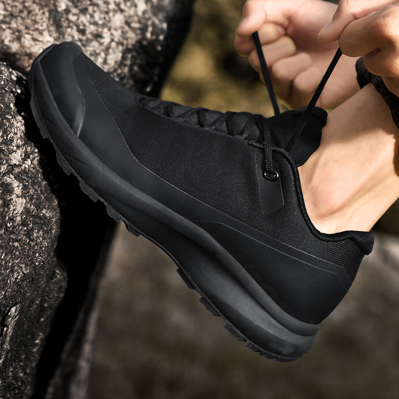S Shoes Men All Terrain Running Outdoor Socks Waterproof Cross Country Hiking Sneakers All Match Casual Ddmysaturn