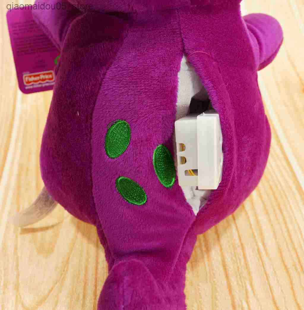 Plush Dolls 30cm singing purple Barney friend little dinosaur plush dolls Toy Gift For Kids Q240625