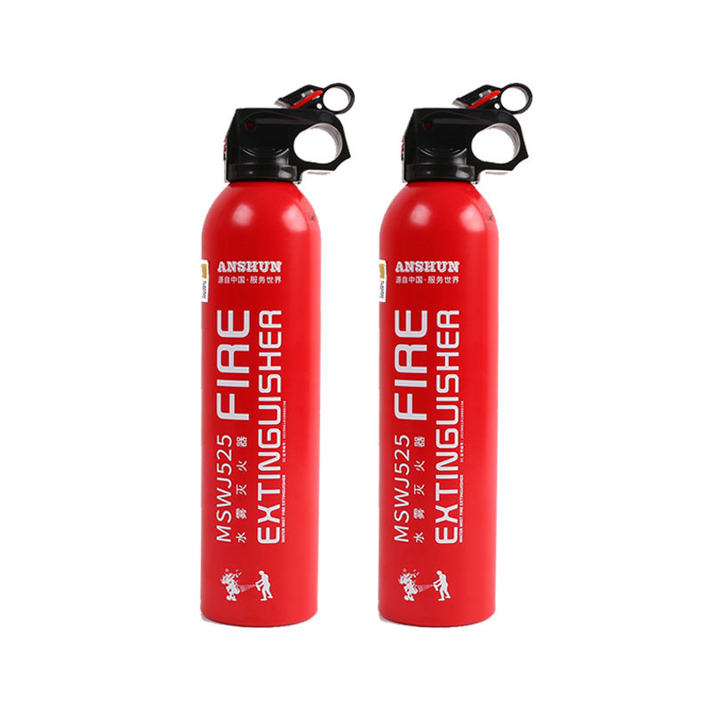 Small car mounted fire extinguishers, outdoor emergency firefighting equipment for automobiles, water-based fire extinguishers