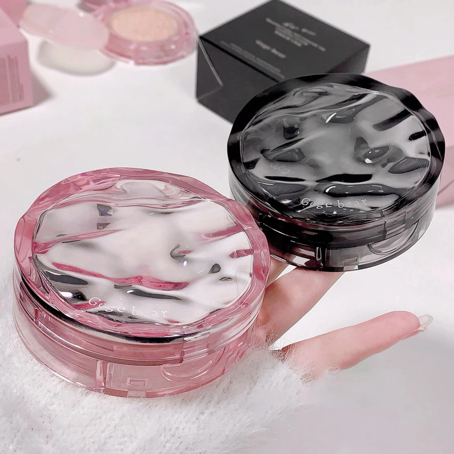 BB Cream Air Cushion Foundation Full Coverage Waterproof Longlasting Concealer Oil-control Soft Cushion Compact Face Makeup Base 240624