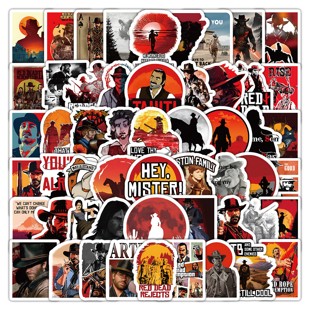 Top Game Characters Exciting Waterproof Stickers Scrapbooking to DIY Laptop Macbook Skateboard Guitar Luggage Motor Cycle