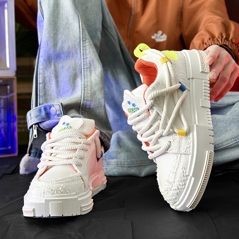 2024 New Men's Shoes Niche Design Bread Shoes Men's Casual Slip On Shoes Men's Shoes