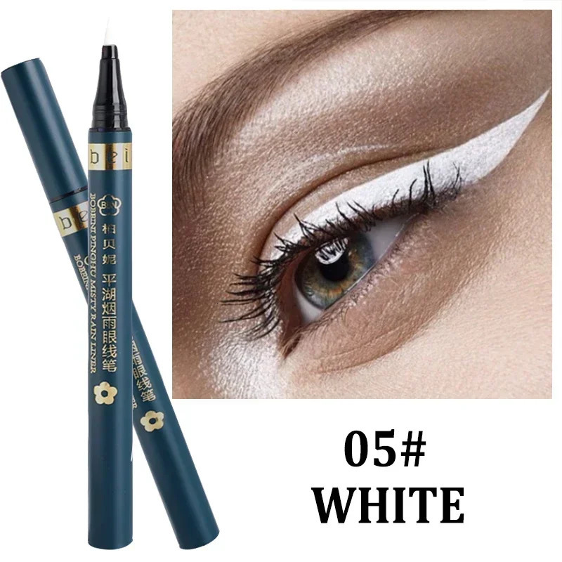 5 Colors Matte Liquid Eyeliner Pencil Waterproof Colorful Quick Drying Eye Liner Pen White Blue Long Lasting Eye Makeup Cosmetic 240624