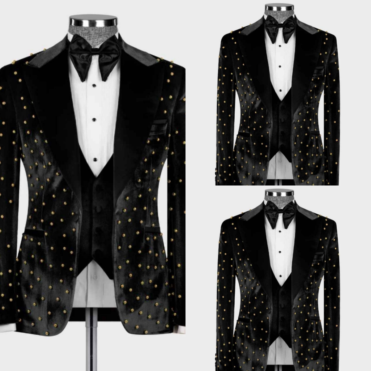 Fashion Mens Blazer Jackets Work Coats For Men Peaked Lapel Party Wedding Suits Blazers Designer Beaded Pearls Single Row Buckle High Quality Cheap Pr