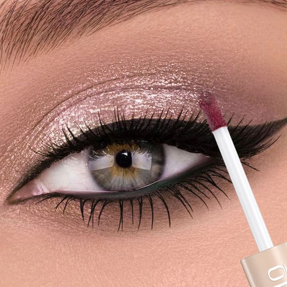 Double End Glitter Matte Eye shadow Stick Pencil Eyeshadow Makeup Waterproof Bicolor Shimmer Cosmetics Beauty Makeup Tool . 240624