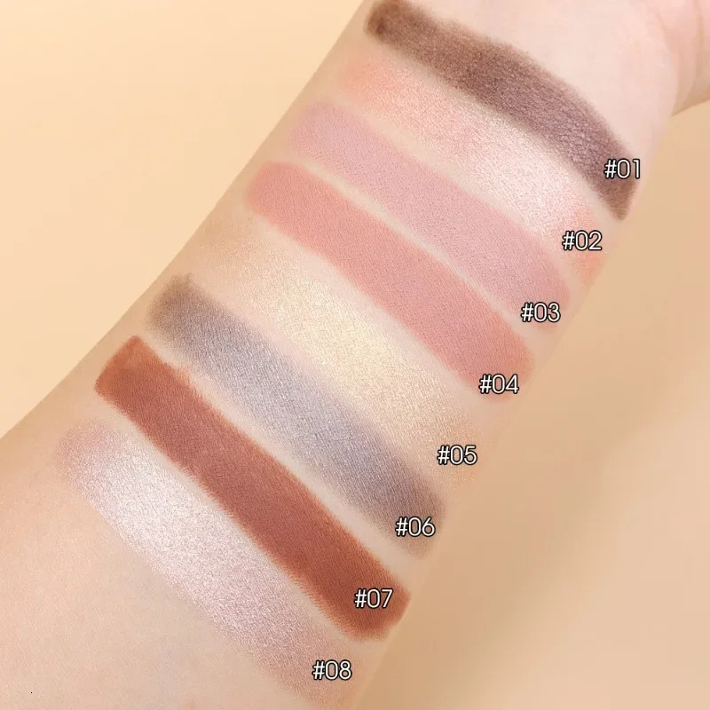 Matte Glitter Eyeshadow Stick Makeup Pearlescent Brighten Lying Silkworm Eyeliner Highlighter Lasting Eye Shadow Pencil Cosmetic 240624