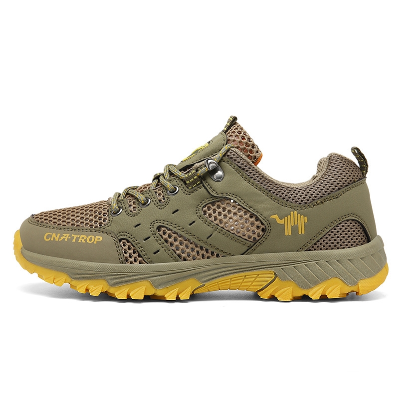 And Ddmysports Spring Summer New Cross Border Large Size Sports Mesh Men Breathable Outdoor Iking Recreation Ollow Out Travel Shoes