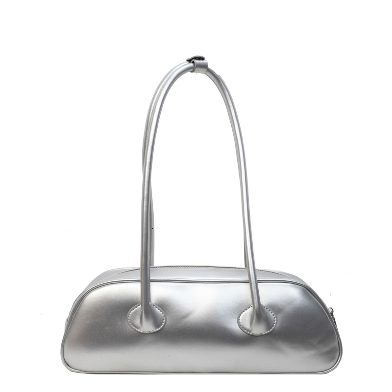PU Classic Style Baguette Shoulder Bags Zipper Solid Simple Versatile Handbags for Ladies 2024 High Quality Fashion Hot Sale h6.25#32 ddmymoon