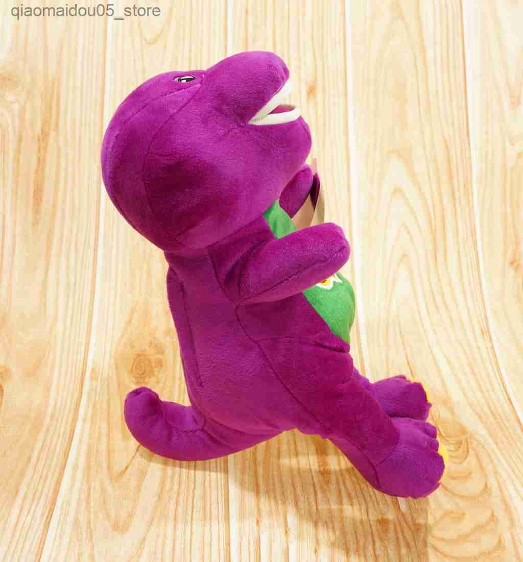 Plush Dolls 30cm singing purple Barney friend little dinosaur plush dolls Toy Gift For Kids Q240625