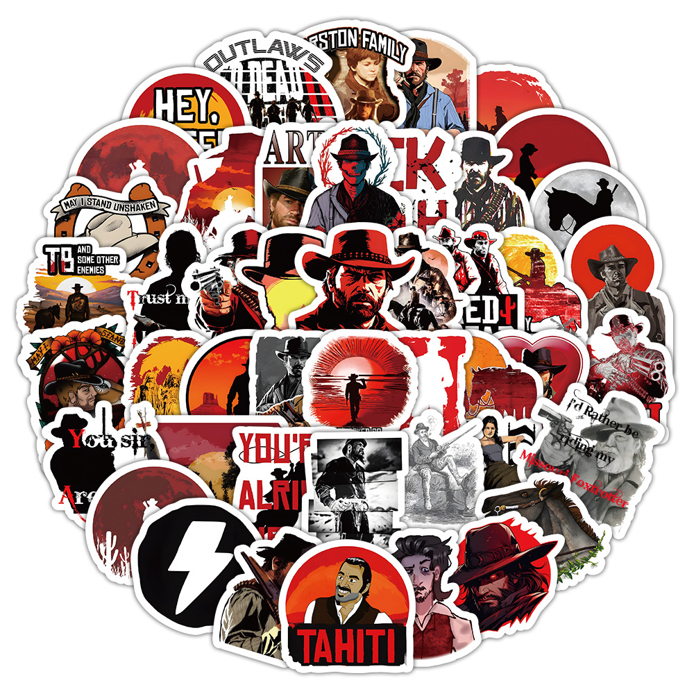 Top Game Characters Exciting Waterproof Stickers Scrapbooking to DIY Laptop Macbook Skateboard Guitar Luggage Motor Cycle