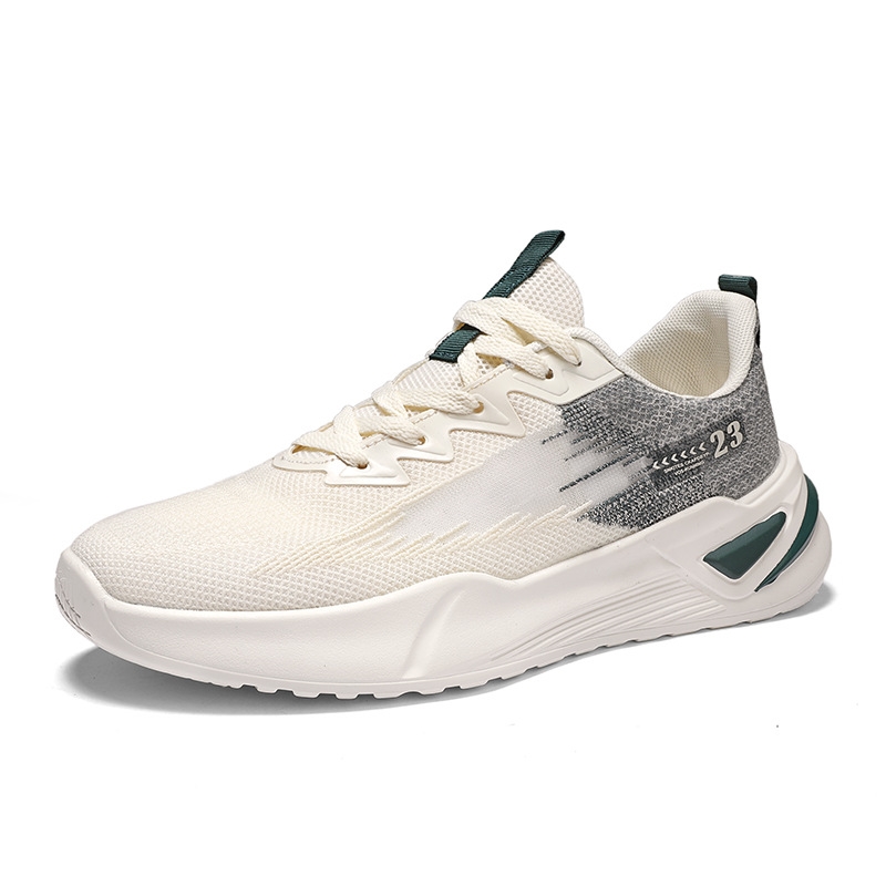 Men'S Flying Woven Sports Shoes Fashion Running Shoes New Low-Top Net Shoes Light Walking Jogging Casual Shoes