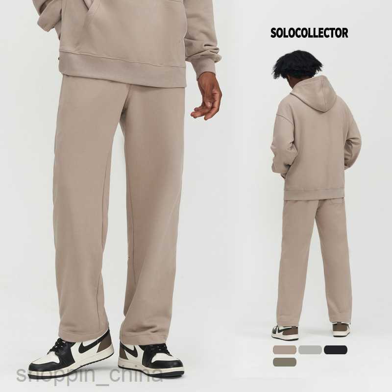 Men's Pants Leisure sports pants Spring and Autumn 380G Terry Pants Men Straight Tube Casual Pants Mens Autumn and Winter Pure Cotton Pants Sport