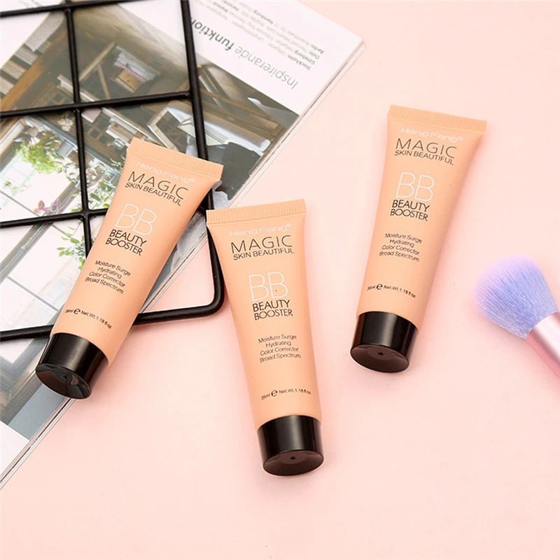 BB Cream Full Cover Face Base Liquid Foundation Makeup Waterproof Long Lasting Facial Concealer Whitening Cream Korean Make Up 240624