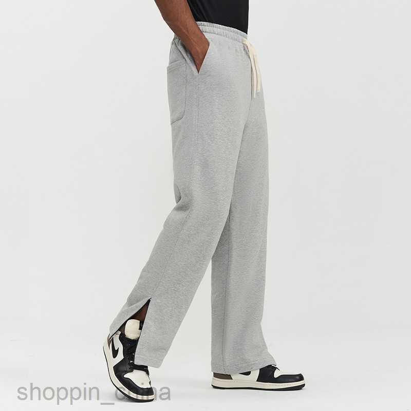 Men's Pants Leisure sports pants Spring and Autumn 380G Terry Pants Men Straight Tube Casual Pants Mens Autumn and Winter Pure Cotton Pants Sport