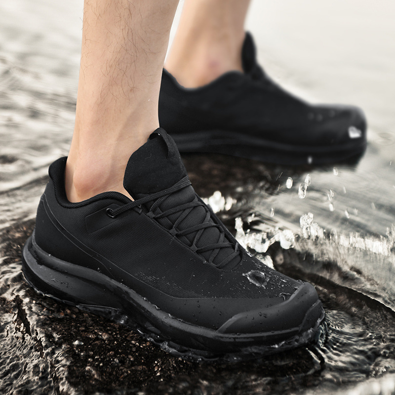 S Shoes Men All Terrain Running Outdoor Socks Waterproof Cross Country Hiking Sneakers All Match Casual Ddmysaturn