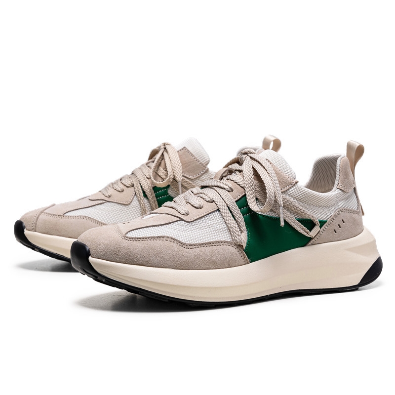 Men's shoes new niche all match men's breathable casual running sneakers retro fashion shoes platform shoes