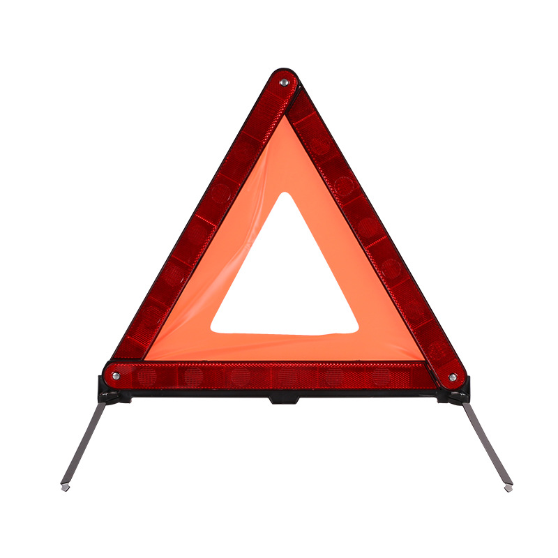 Professional manufacturers directly supply small red box triangle warning signs for automotive tripod foldable parking fault tripods