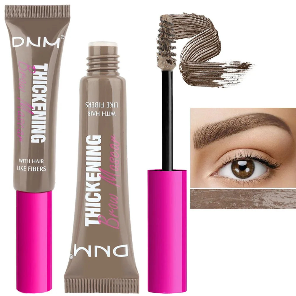 DNM 8 Color Eyebrow Dye Cream Moisturizing Waterproof Lasting 16h Natural Thick Eyebrow Fashion Wild Eyebrow Cosmetics 7ml 240625