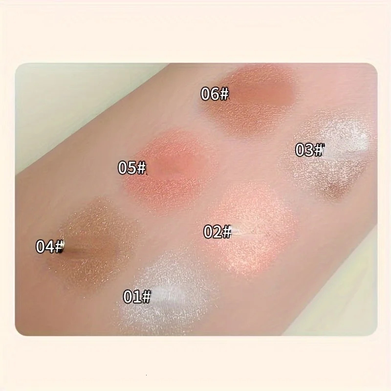 2 in 1 Pearly Eyeshadow Stick Pencil Waterproof Glitter Matte Eyeshadow Makeup High Pigmented Eyelid Under Crease Eyeshadow Pen 240624