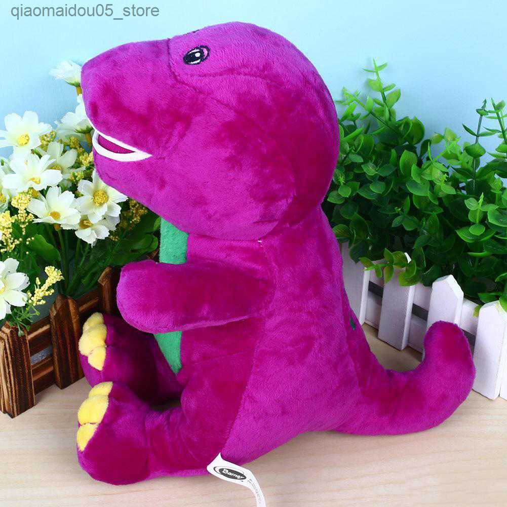 Plush Dolls 30cm singing purple Barney friend little dinosaur plush dolls Toy Gift For Kids Q240625