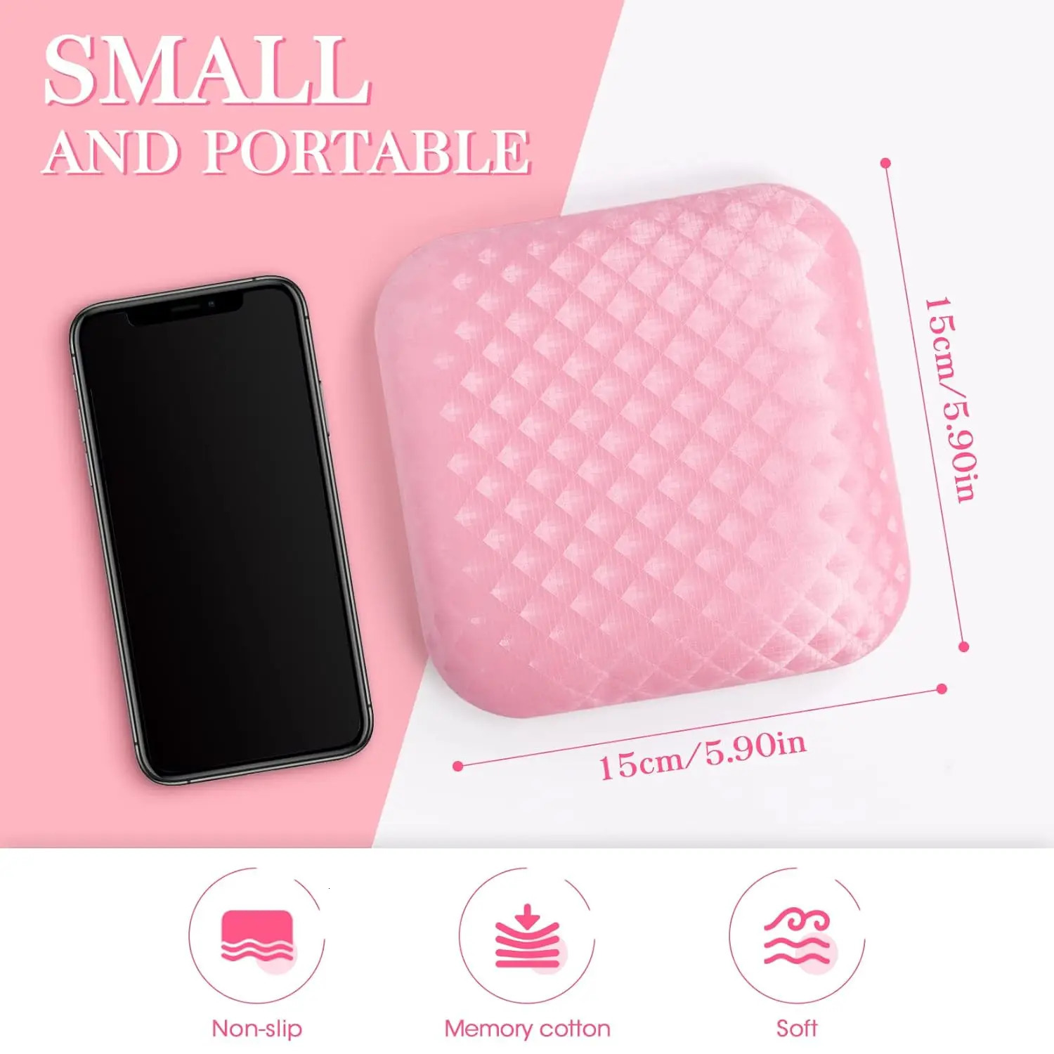 Nails Professional Arm Rest for Nail Tech Non-Slip Elbow Pad Arm Rest for Nail Cushion Technician Must Have 240625