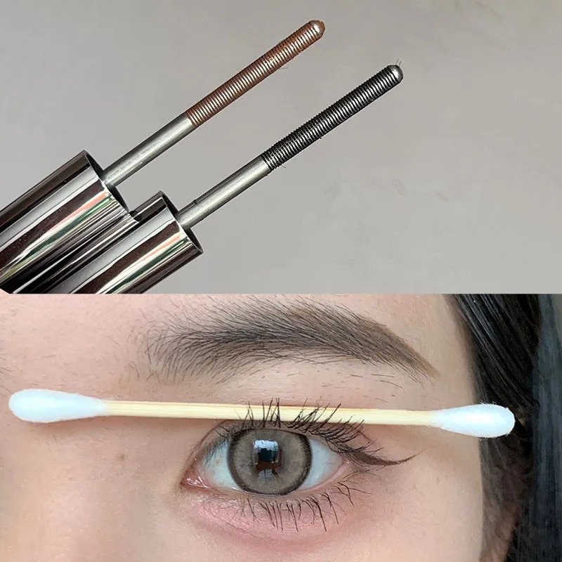 Tiny Tube Mascara Waterproof Non-smudge Spot Natural Permanent Color Mascara Primer 240625