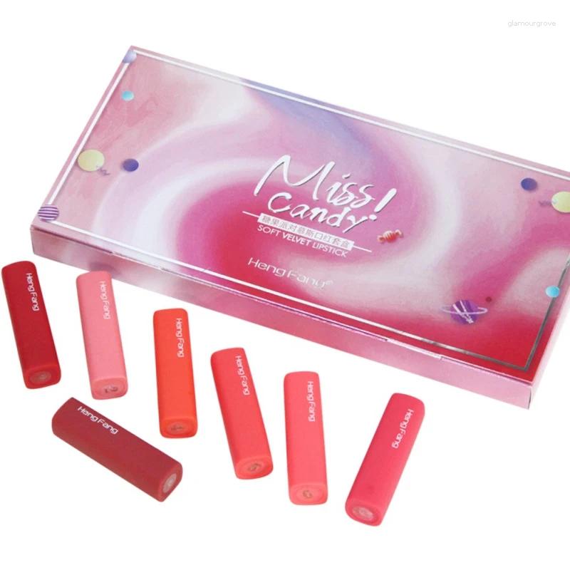 Lipstick 7-day Mini Set Candy Party Mousse Smudge-proof Non-stick Cup Lip Makeup