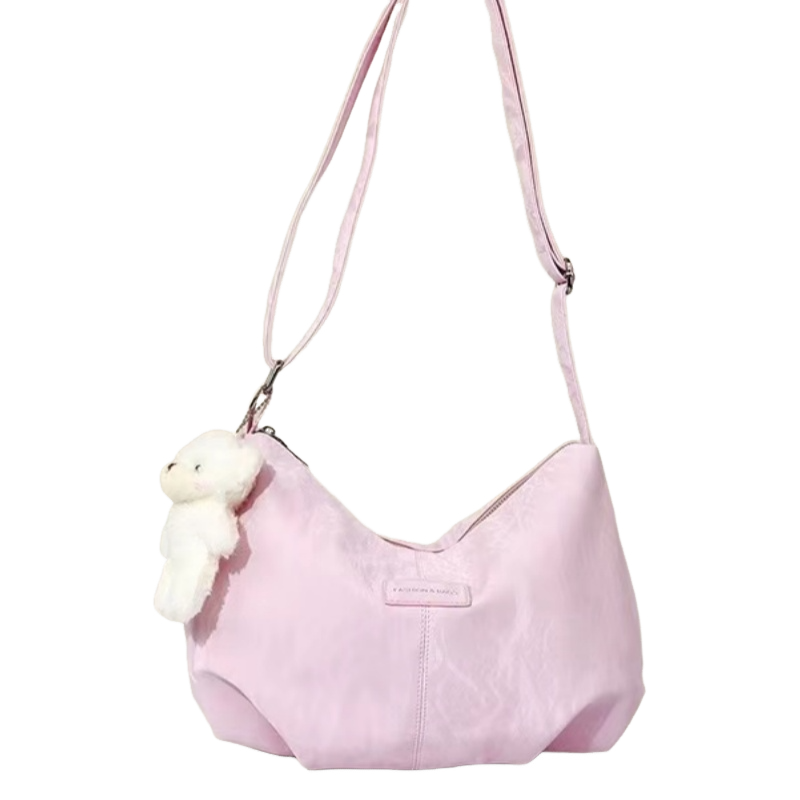 Minimalist and generous design Japanese original style cute girl canvas bag new high-capacity student versatile tote bag crossbody shoulder bag