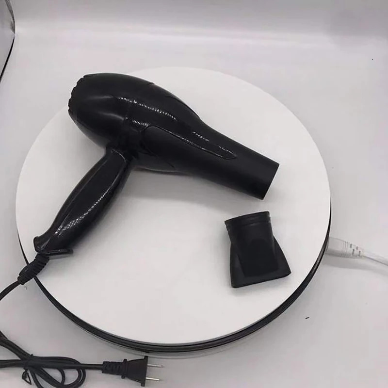 1PC Professional High Power Hair Dryer DC Motor Negative Ion Blow Dryer with 5 Speed Concentrator Attachment for Home Black 240624
