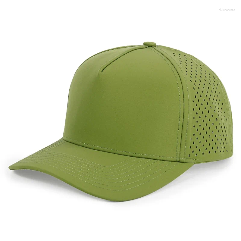 Ball Caps Custom Logo Waterproof Baseball Cap For Men And Women Summer Outdoor Quick-drying Breathable Sunscreen Truck Driver Hat