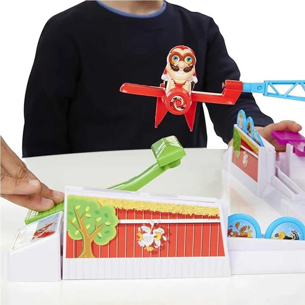 Toy Looping Louie Spinning Plane Chicken Stealing Game Parent Children Interaction Battle Puzzle Board Game Party Childrens Toys