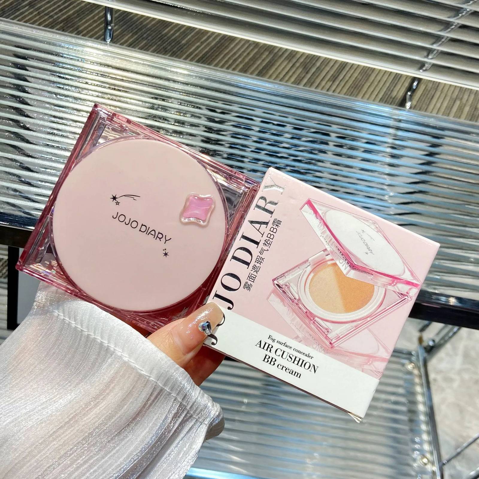 Air Cushion Crystal Record Oil Control Oil Holding Makeup bb Cream Liquid Foundation Concealer Light Air Cushion 240624