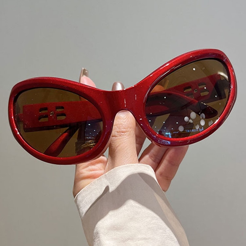 y2k Big Frame Sunglasses Women For Men Fashion Vintage Goggle Luxury Brand Designer Oversized Sun Glasses Trend Punk Shades S86 1349 IVISTA