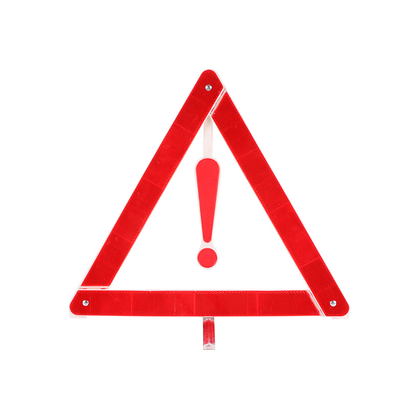 Wholesale of small yellow box triangular warning signs by manufacturers, reflective tripods for automotive safety emergency fault tripods