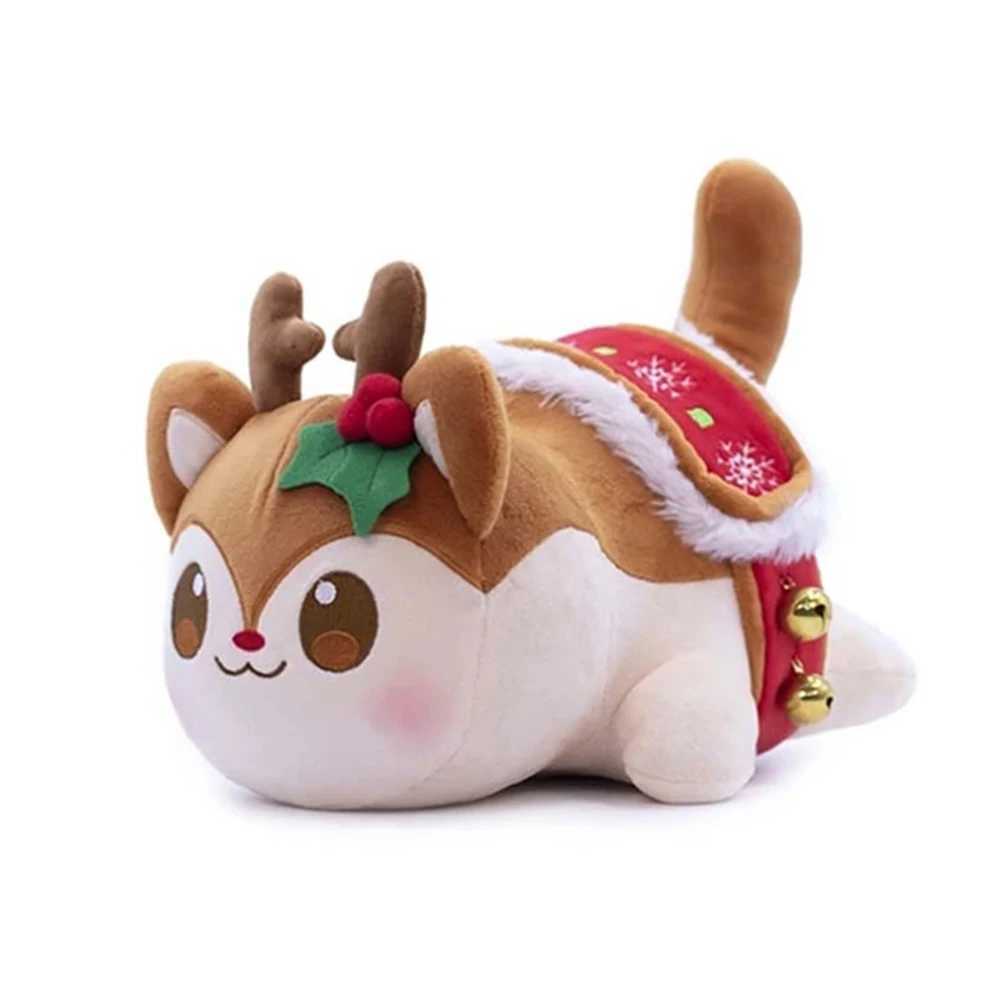 Aphmau Meows Cat Plush Toy Soft Meemeow Stuffed Donut Cat Plushes Kawaii French Fry Cheeseburger Food Plush Doll Christmas Gifts