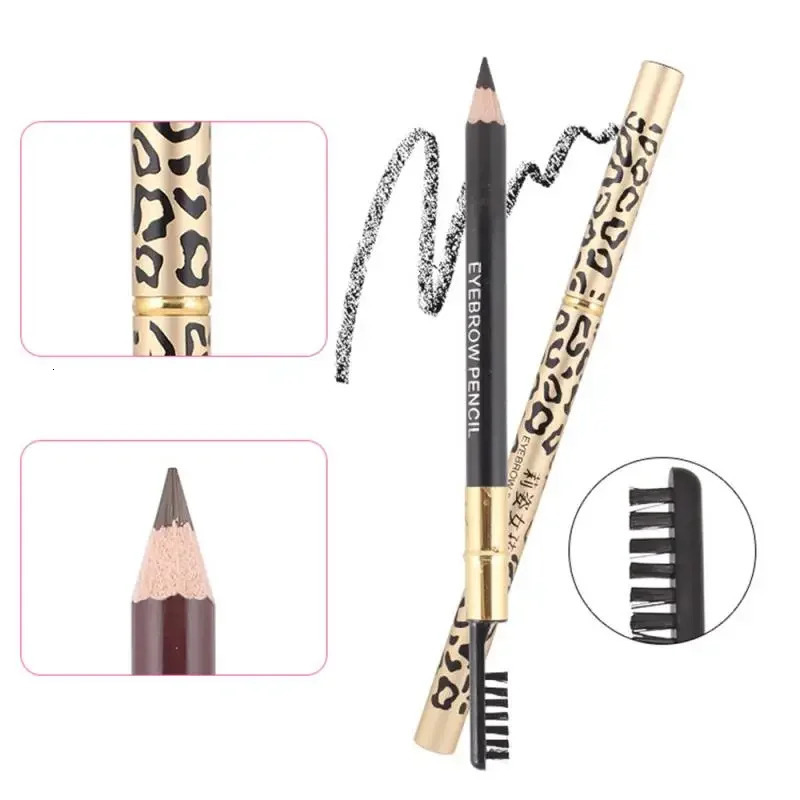 4 Color Available Eyebrow Pencil Shadows Cosmetics For Makeup Tint Waterproof Microblading Pen Black Brown Eye Brow Beauty TSLM2 240625