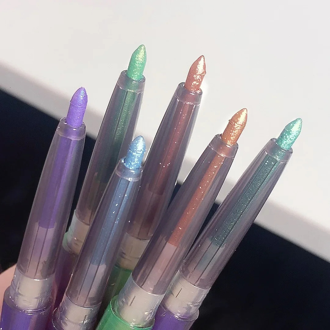 Chameleon Eye Shadow Eyeliner Pencil Shiny Pearlescent Silkworm Eyeshadow Stick Lasting Waterproof and Eye Cosmetics 240624