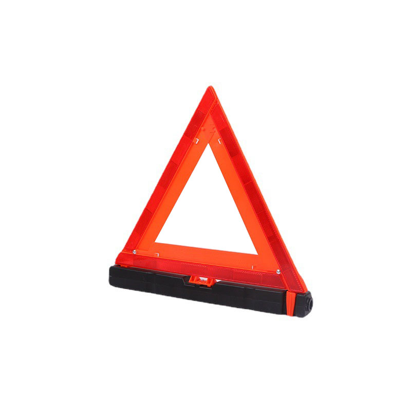 Car reflective triangle warning frame Car malfunction danger Parking emergency folding triangle warning sign tripod