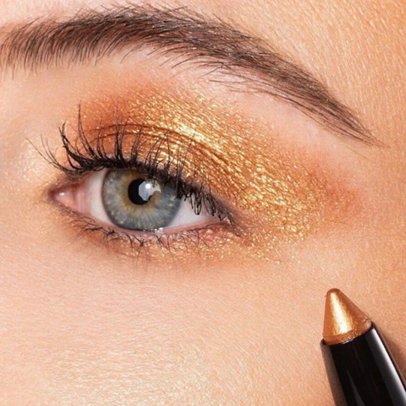 Pearlescent Glitter Eyeshadow Pen Eye Shadow Pencil Waterproof Matte Cream Nude Eye Makeup Pigment Silkworm Eyeliner Shadow Pen 240624