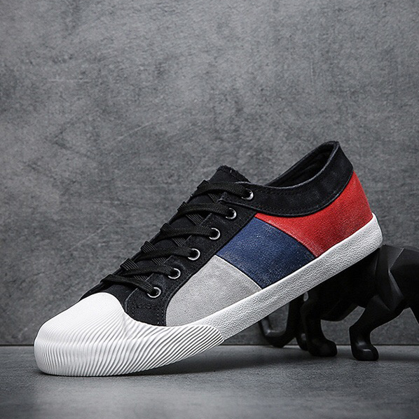 2022 New Arrival Summer Spring Hot Sale Vulcanized Canvas man-made old Board Shoes Stretch Shoes-lace Low MOQ