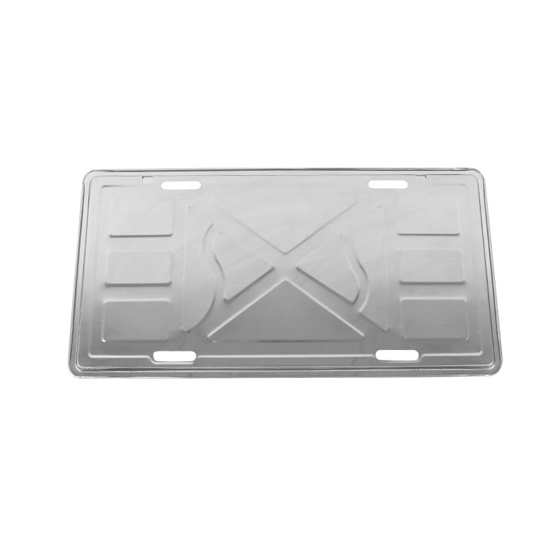 Customized license plate frame by manufacturer, stainless steel license plate holder, universal for automobiles
