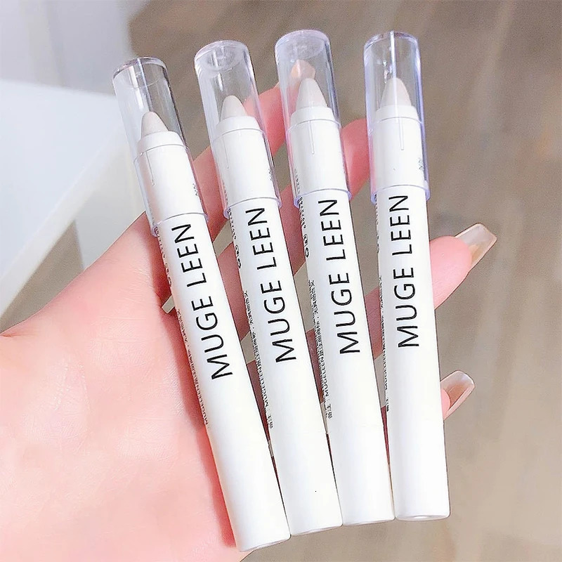 Flash Highlighter Eyeshadow Stick Pearl Matte White Eyeliner Pencil Eyes Head Waterproof Lying Silkworm Pen Cosmetic 240624