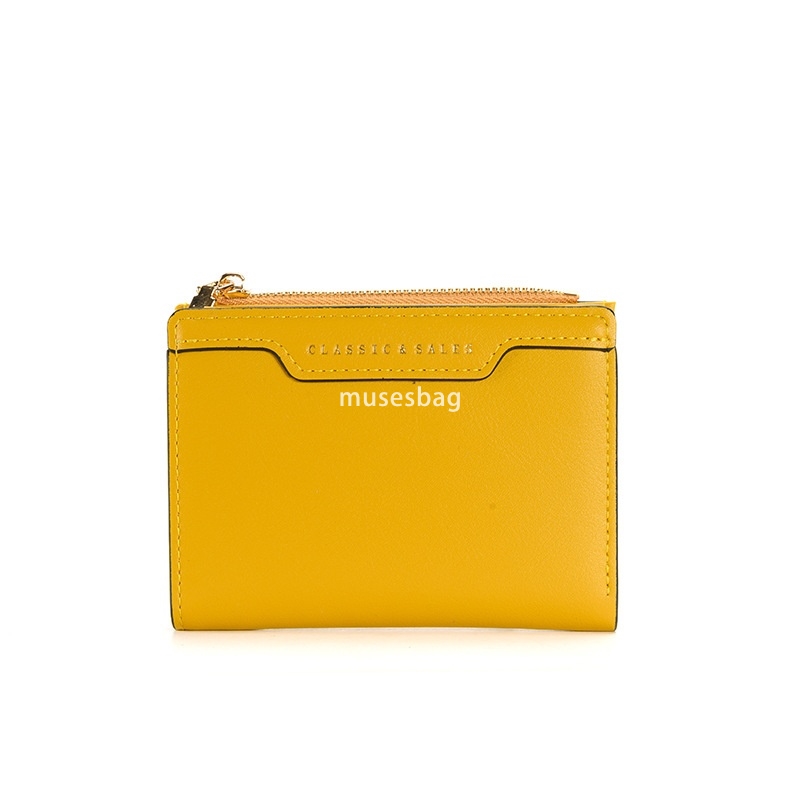 Fashionable men and women universal zippered Korean version multifunctional wallet compact exquisite ultra-thin card holder identification bag c21f 4