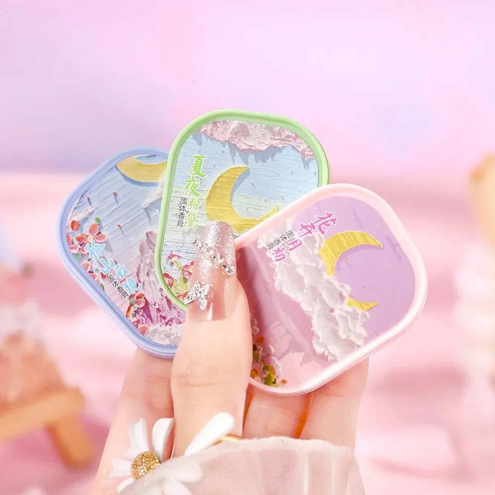 Romantic Flower Solid Perfume Balm Box Set Portable Solid Perfume Long Lasting Body Fragrance for Men Women Pink Amber 3/4Pc/Box 240624